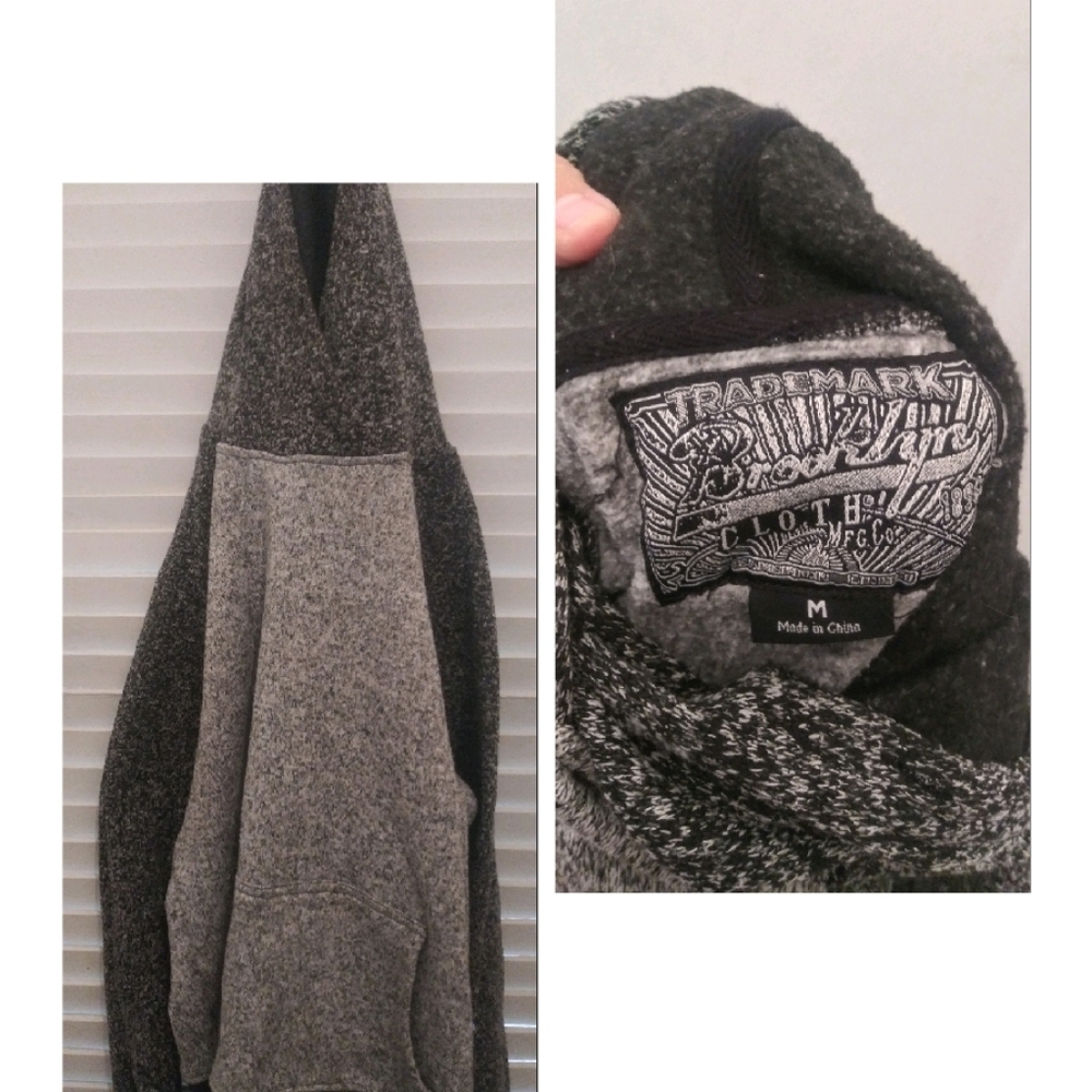 Sweater gray and dark grey